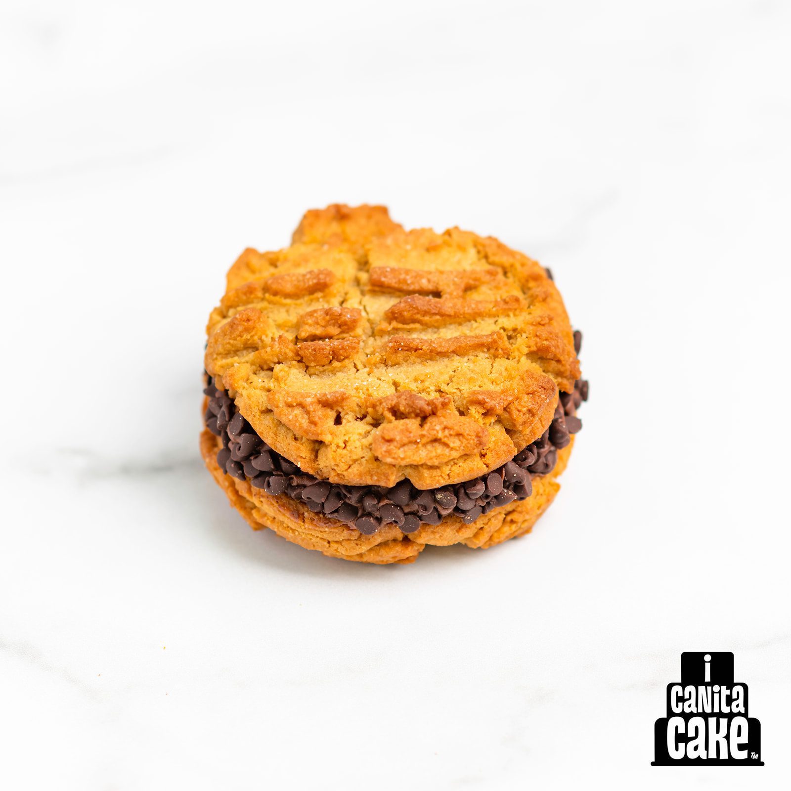 Peanut Butter and Chocolate Cookie Sandwich