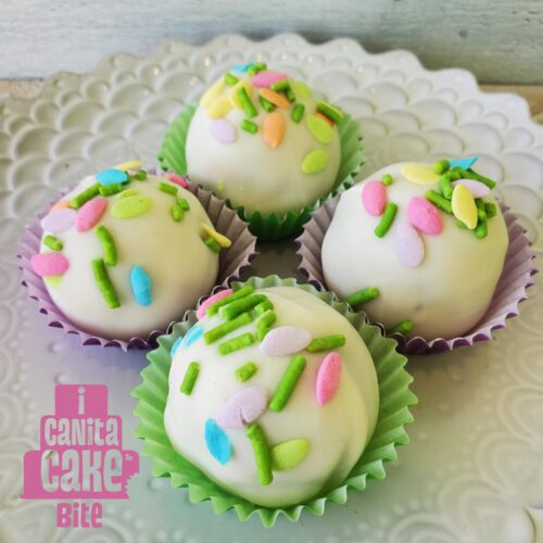 Easter Funfetti Cakes Bites by I Canita Cake