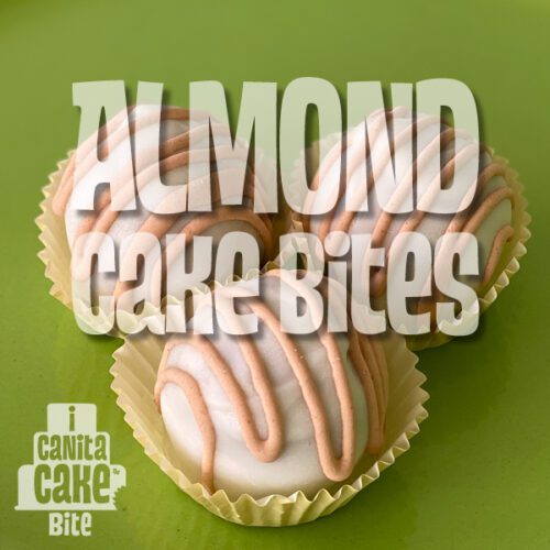 Almond Cake Bites by I Canita Cake