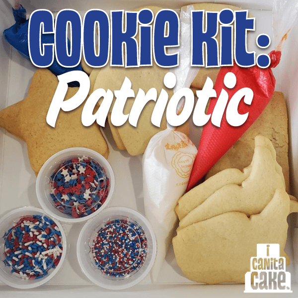 Patriotic Cookie Kit by I Canita Cake