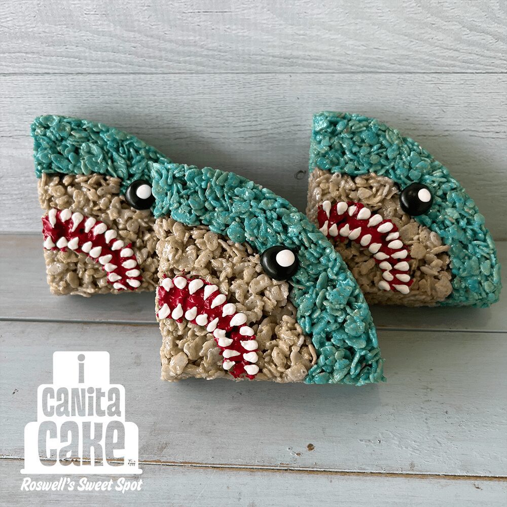 Shark Week Cereal Treats by I Canita Cake