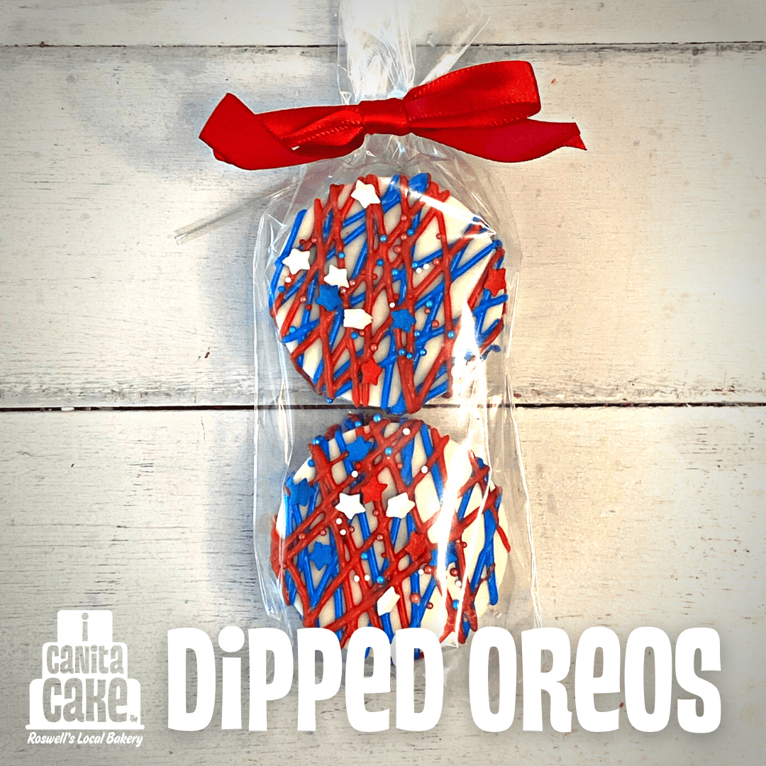Patriotic Dipped Oreos by I Canita Cake