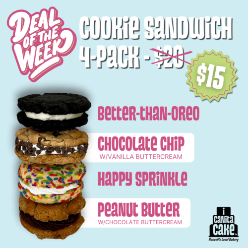 Cookie Sandwich 4 pack by I Canita Cake