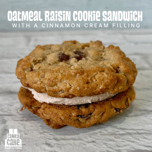 Oatmeal Raisin Cookie Sandwich by I Canita Cake