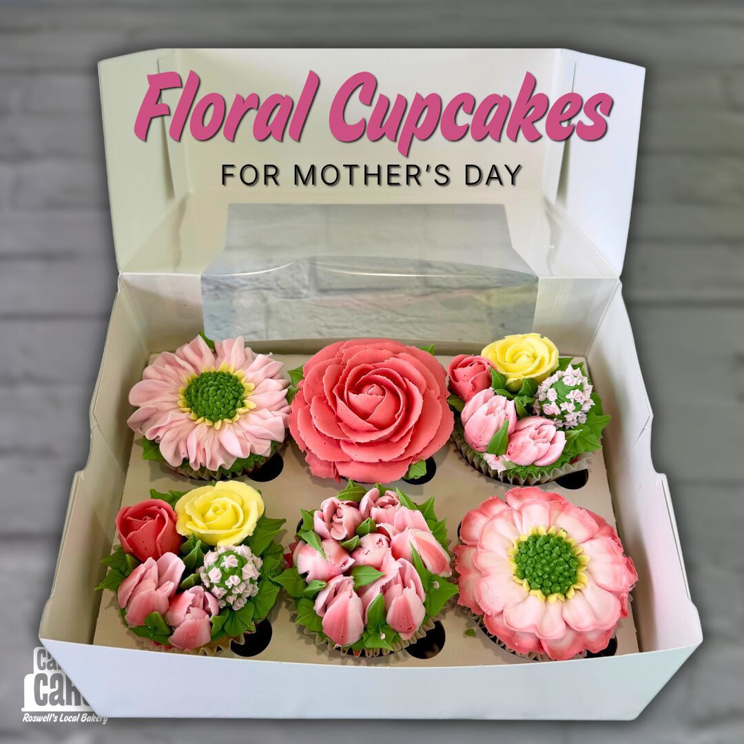 Floral Cupcakes - 6 pack by I Canita Cake
